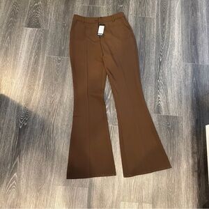 Nasty Gal Chocolate Flare Pants